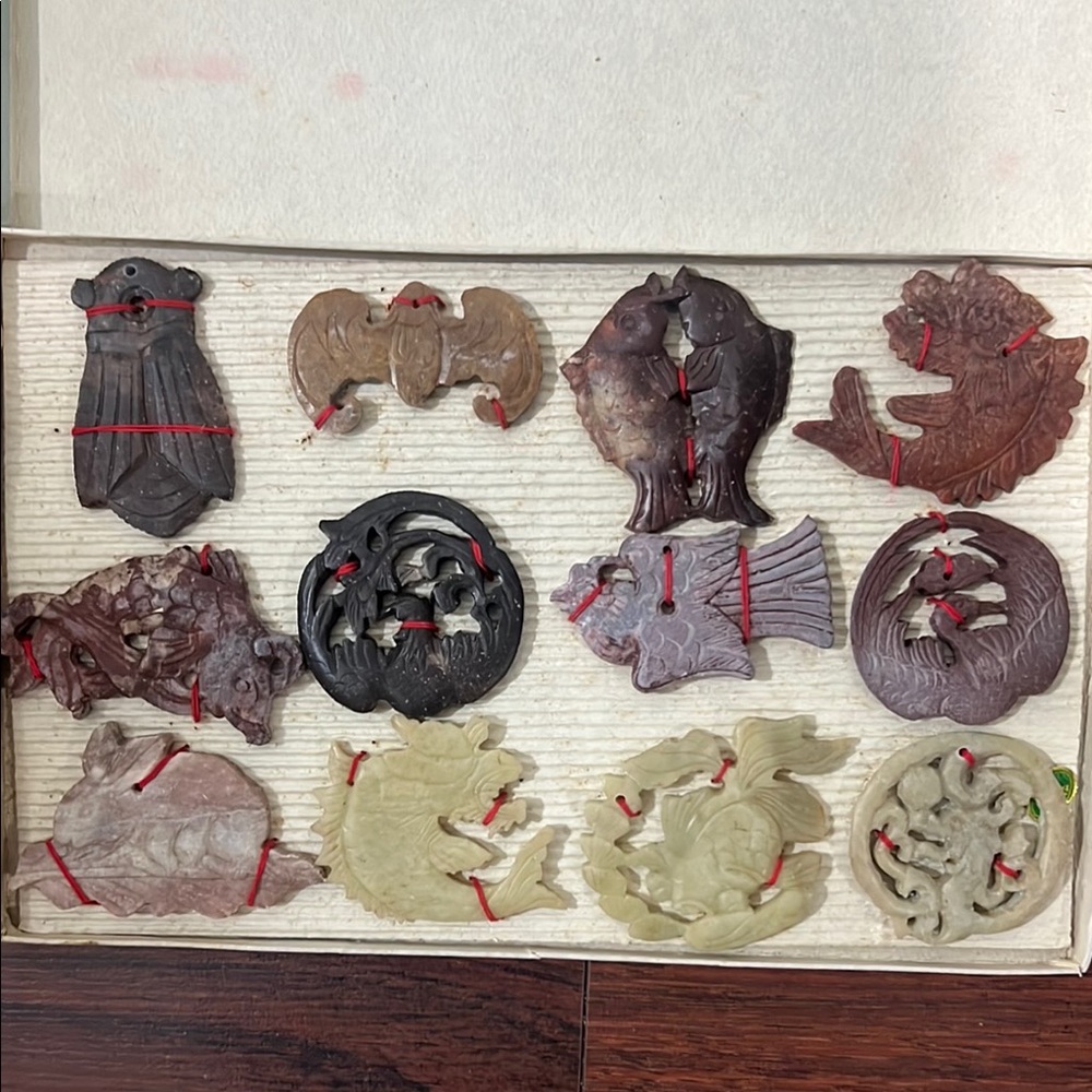Antique Chinese Soapstone Sculptures